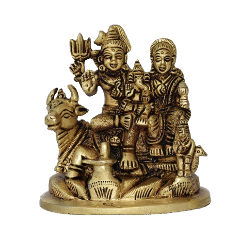 Shiv Parivar Brass Idol