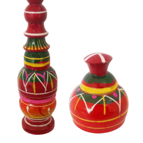 Wooden Sindhora/Sindoor Box