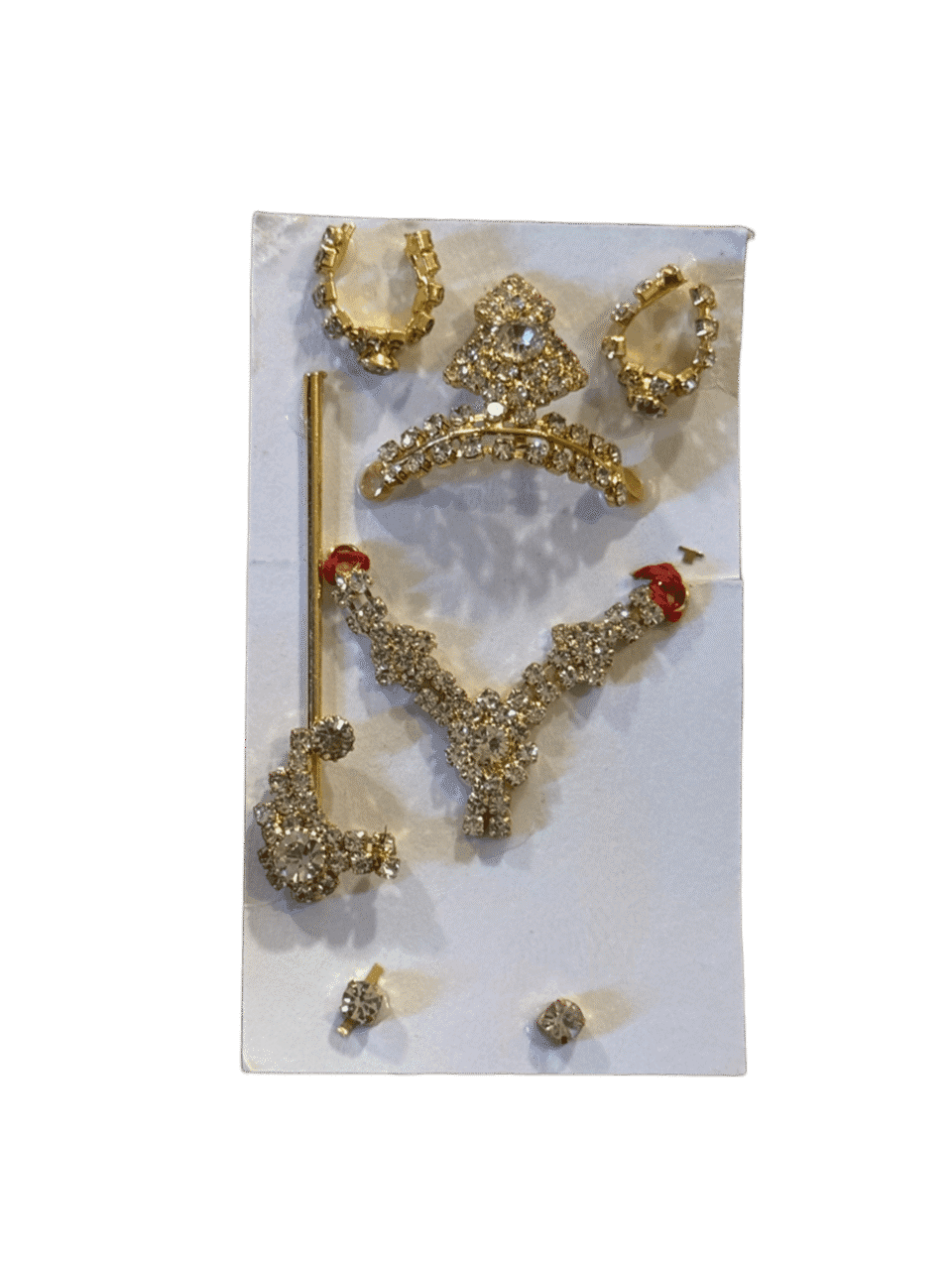 Laddu Gopal Diamond Stone Jewelry Set