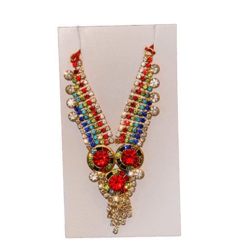 Rainbow Stone Mala – 3 Layer Design
