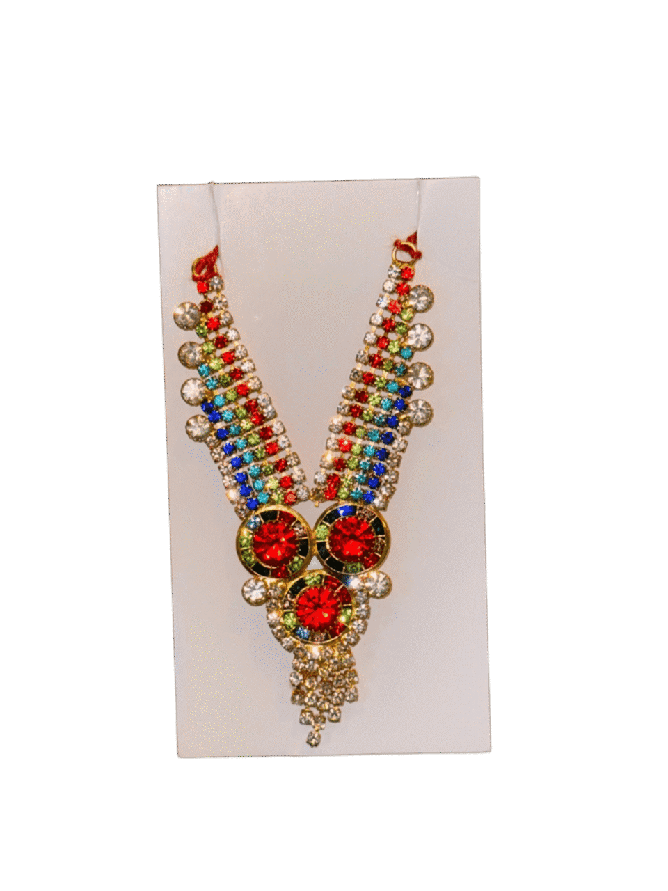 Rainbow Stone Mala – 3 Layer Design