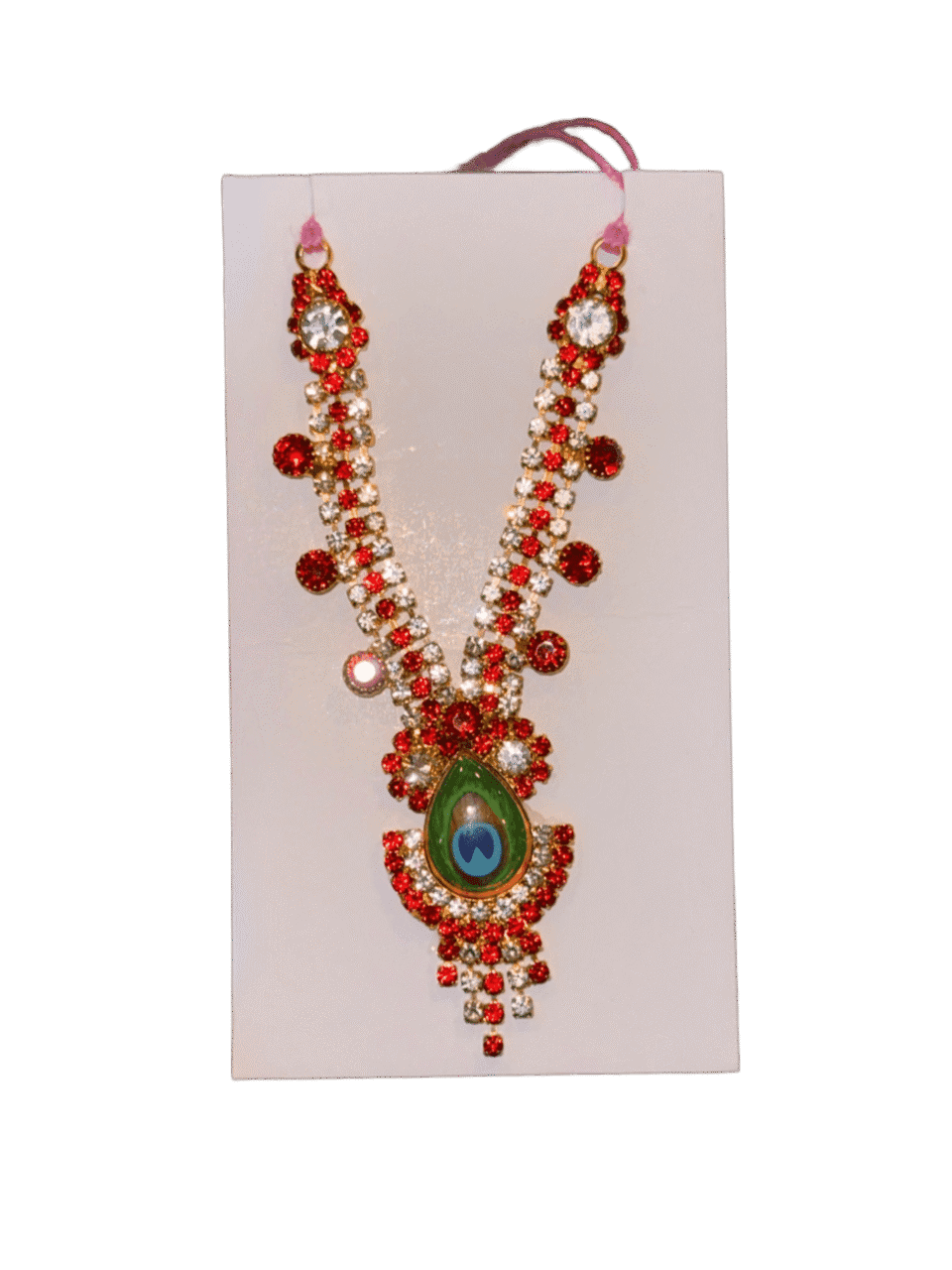 Red Morpankh Stone Mala