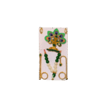 Peacock Mukut Stone Mala Set