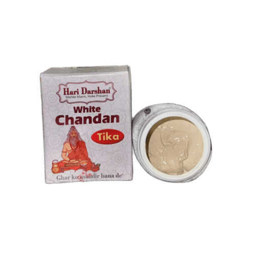 Hari Darshan White Tika Chandan –White Sandalwood Paste - 40ml