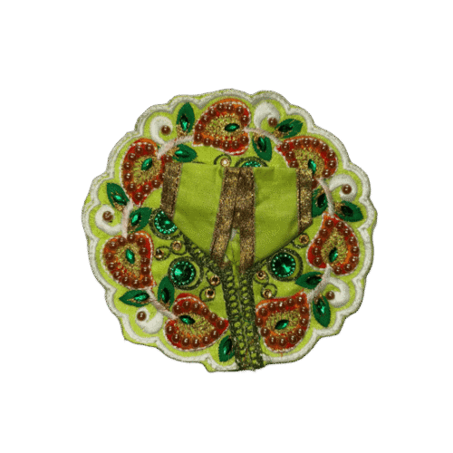 Graceful Green Laddu Gopal Dress