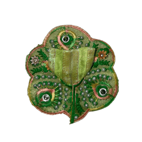 Embroidered Green Laddu Gopal Dress