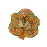 Embroidery Beige Laddu Gopal Dress