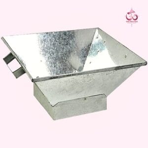 Rented Iron Hawan Kund – 12x12 Inches for Pooja & Ritual Use