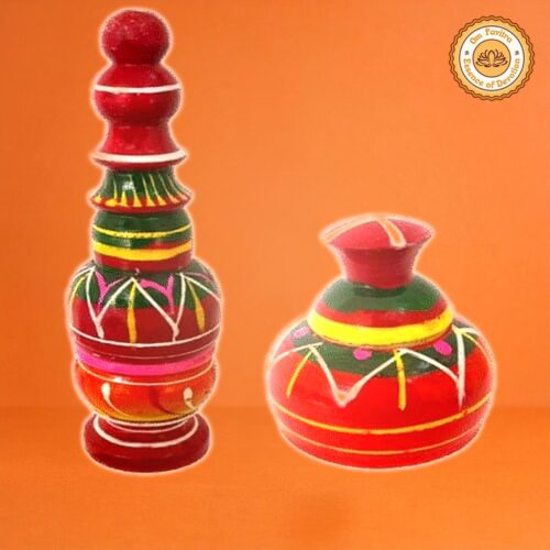 Wooden Sindhora/Sindoor Box