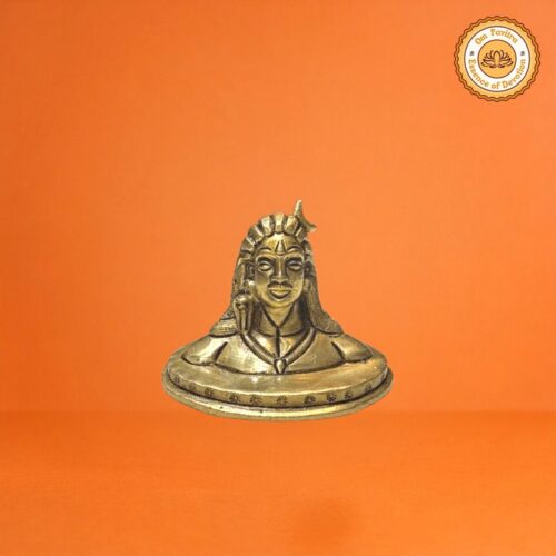 Brass Adiyogi Shiva Idol